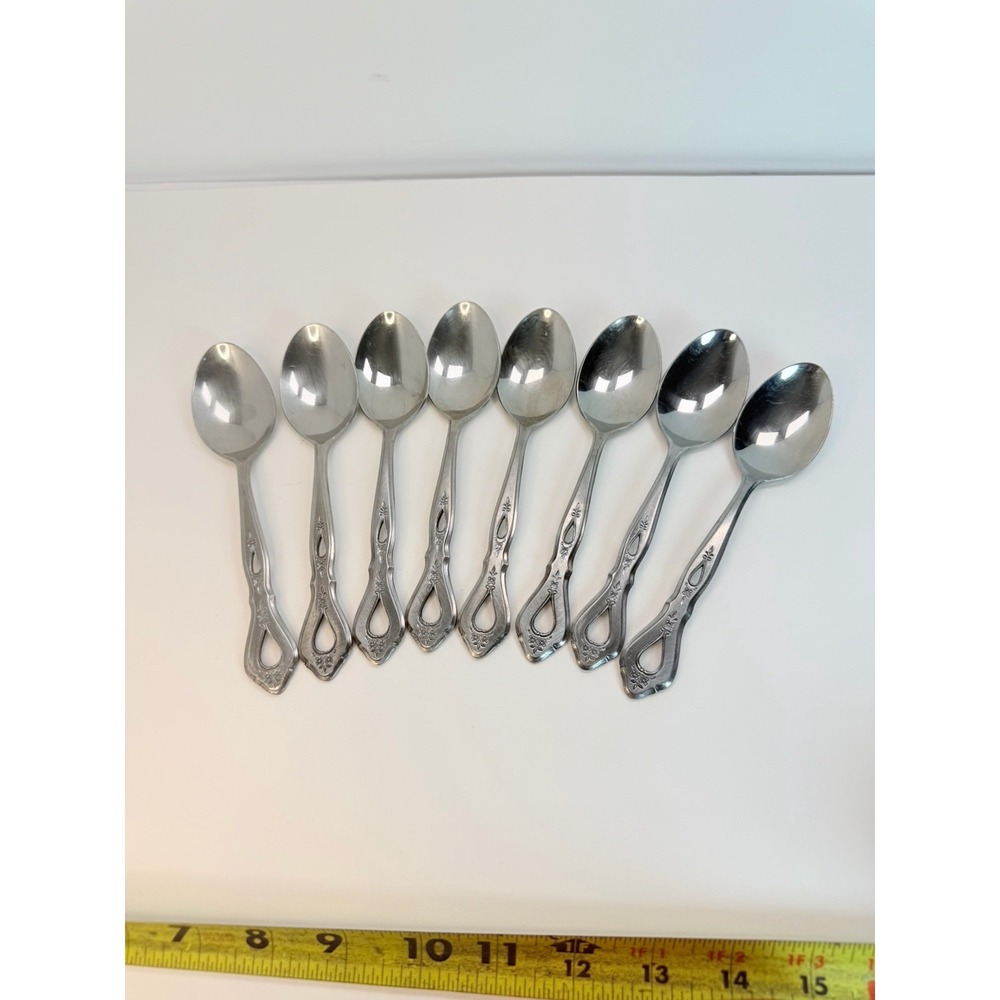 Stanley Roberts Autumn Ballad Stainless Lot 8 Soup Spoons Replacements Crafting